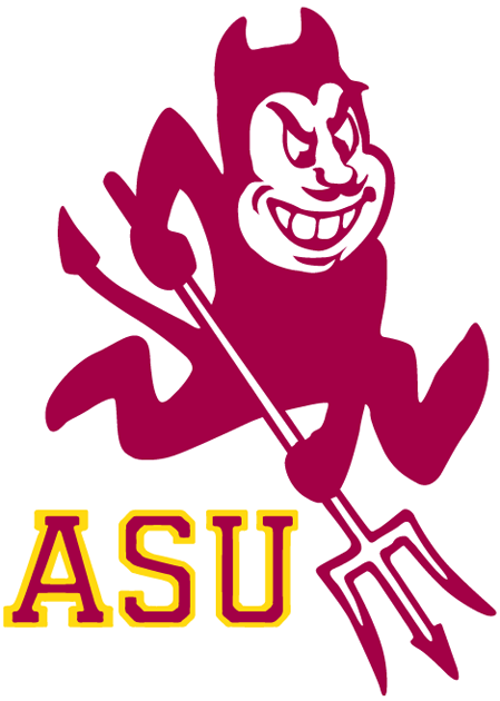 Arizona State Sun Devils 1980-2010 Alternate Logo v2 diy DTF decal sticker